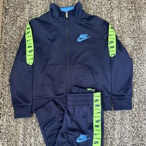Nike Blue and Neon Green Jacket